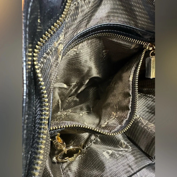 “The Find” Vintage Animal Print Patent Leather Hobo Purse - Picture 15 of 16